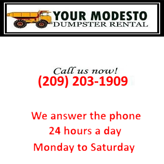 Modesto Dumpster Rentals